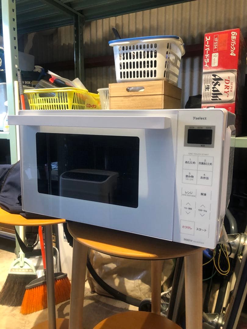 ヤマダ　YMW17RK 電子レンジ 2023年製　ホワイト yselect YMW17RK ヤマダオリジナル 単機能電子レンジ アーバンホワイト