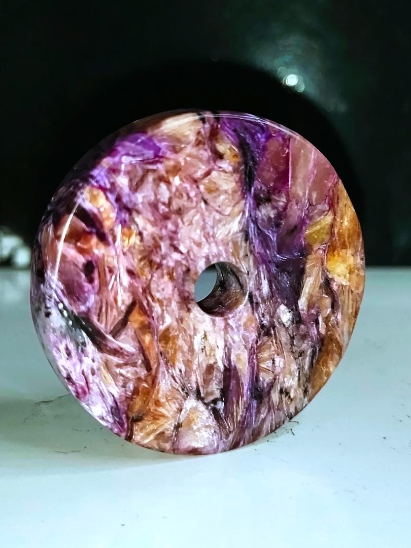 【天然石】<不安の解放・癒しと克服> チャロアイト 丸玉 ラリマー スギライト 不安の解放・癒し> チャロアイト 御守 アメジスト スギライト 丸玉