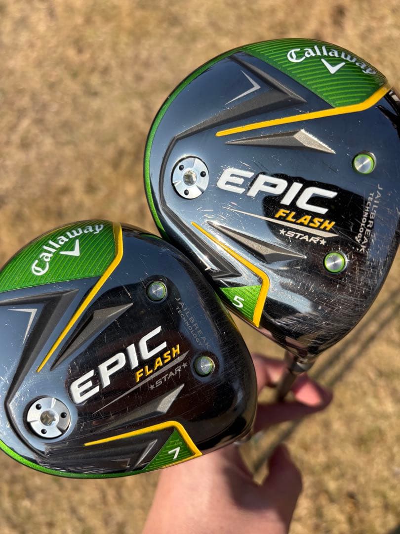 名器2本セット】 Callawayエピックフラッシュスター 5W・7W - メルカリ