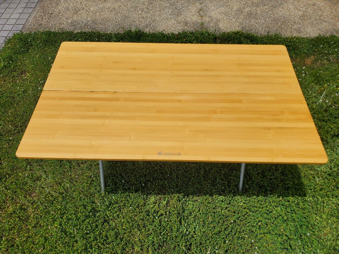 スノーピーク ワンアクションテーブル竹 LV-015TR テーブル ロング ワンアクションテーブルロング竹(720×1215×660mm) LV-015TR LV-015TR