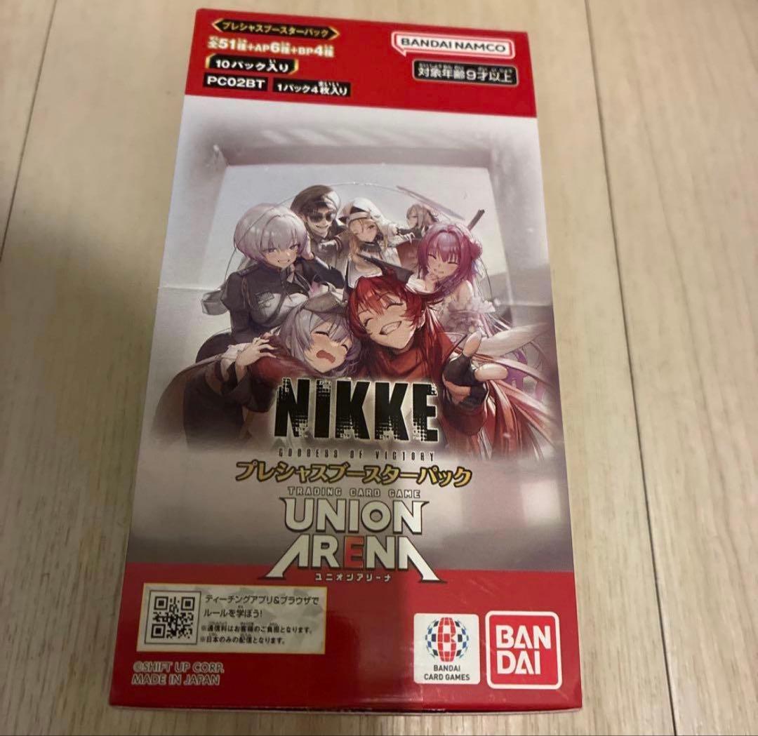 ユニオンアリーナNIKKE プレシャスブースター 1BOX テープカット