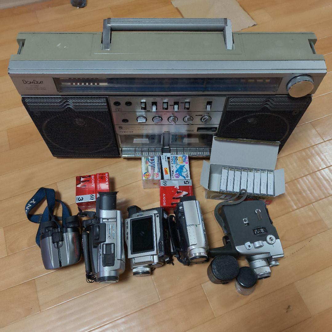 ラジカセ　カメラ等　ジャンク品 Yahoo!オークション -「ジャンク品」(ラジカセ) (カセットデッキ)の