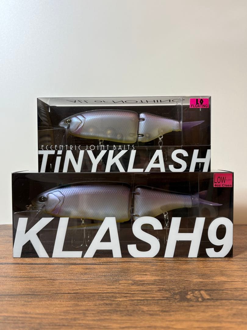 2 DRT タイニークラッシュ　クラッシュ9 セット　プロブルー DRT クラッシュ9 プロブルー KLASH9 ディビジョン ビッグベイト バス