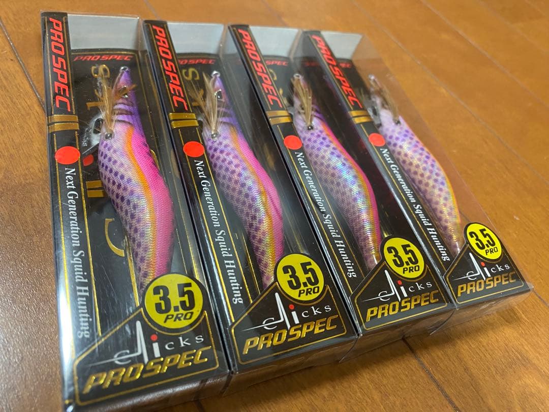 クロノ クリックス プロスペック 4本セット エギ 3.5号 鹿児島 - メルカリ