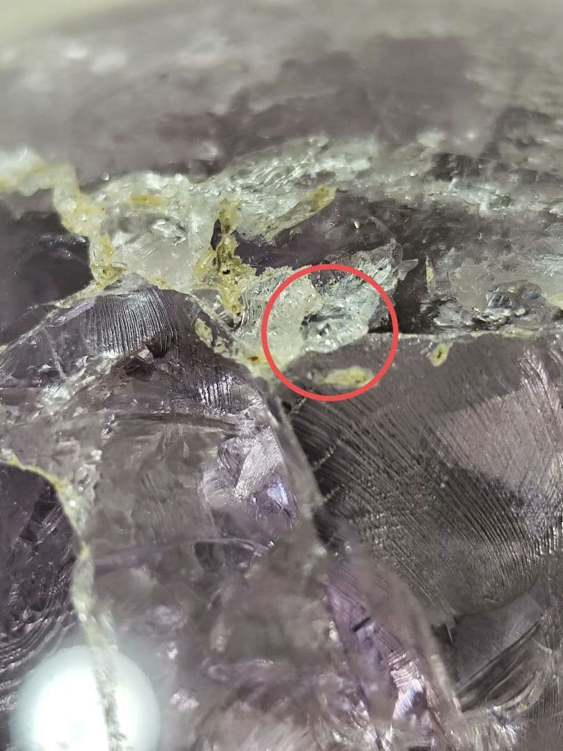 天然石 アメジスト スフィア 丸玉 球体 レインボー 117㎜ 2.2kg