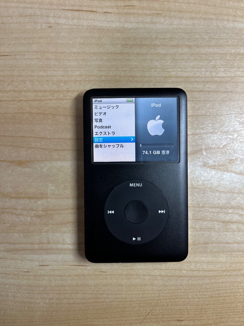 Apple iPod Classic 80GB ブラック 箱付き【動作確認済】 - メルカリ