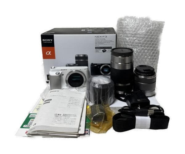 SONY ミラーレス一眼 NEX-F3 ズームレンズキット NEX-F3K-W Amazon | SONY ミラーレス一眼 NEX-F3 ズームレンズキット キット