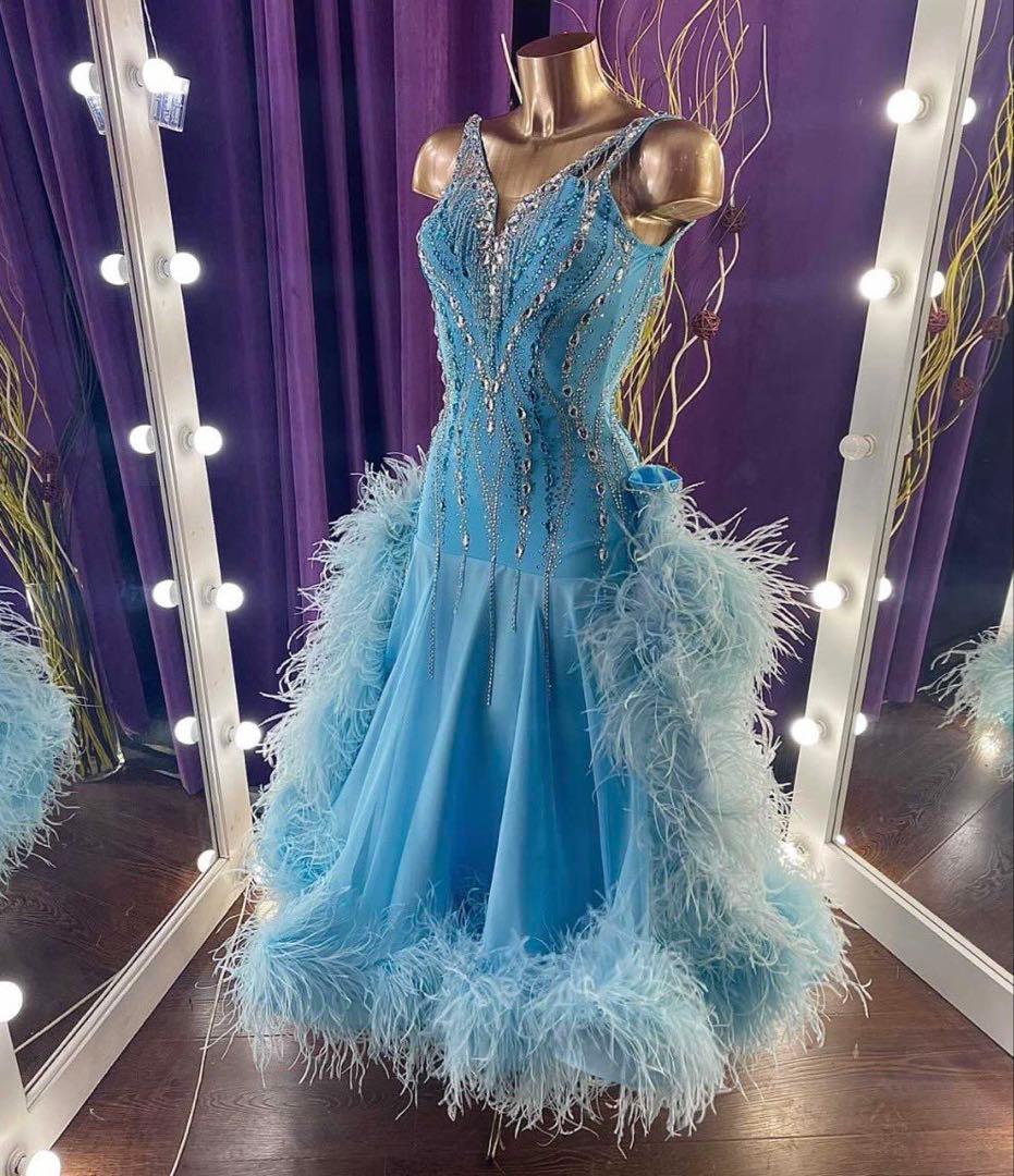 altera製ドレス 水色 社交ダンス 競技ダンス - メルカリ