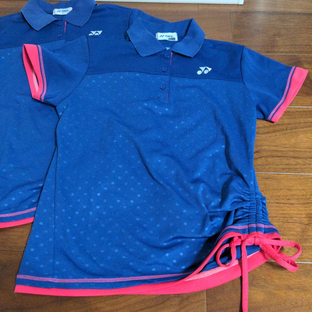 ヨネックス ポロシャツ 4枚セット 青 水玉М - メルカリ
