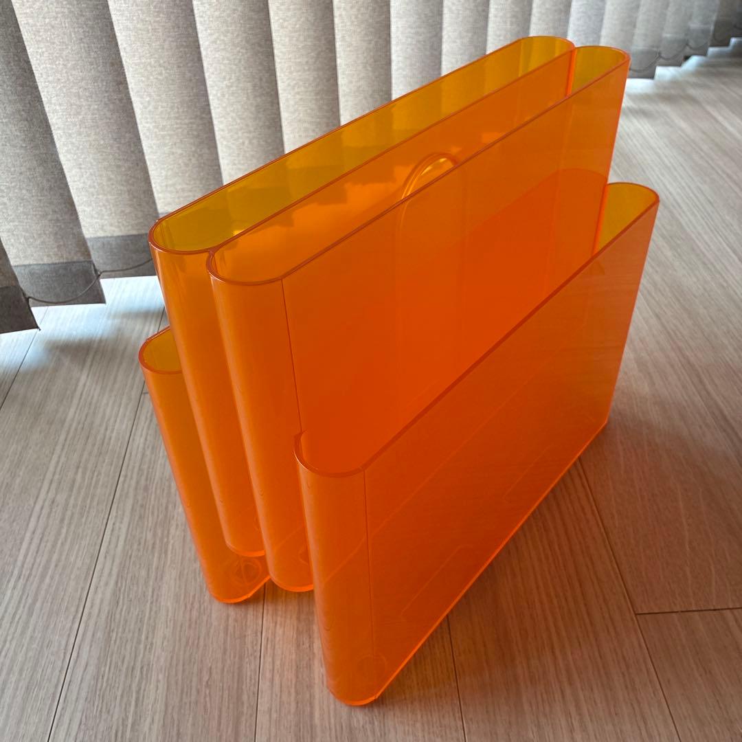 希少 Kartell カルテル ポルタリビステ マガジンラック Kartell カルテル ヴィンテージ マガジンラック ポルタリビステ | 東京