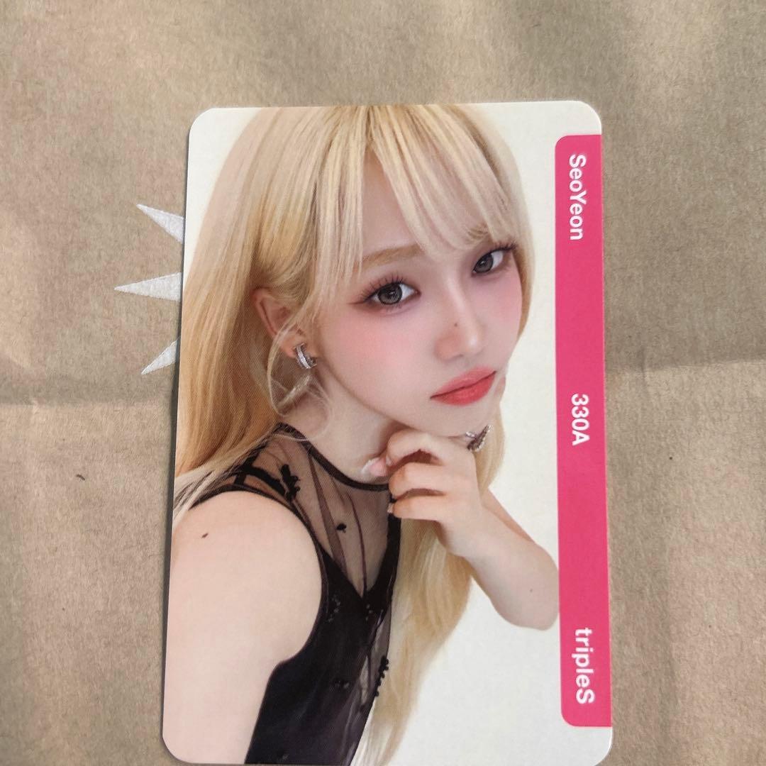 QR未使用】tripleS ソヨン object VIP 330A ② - メルカリ