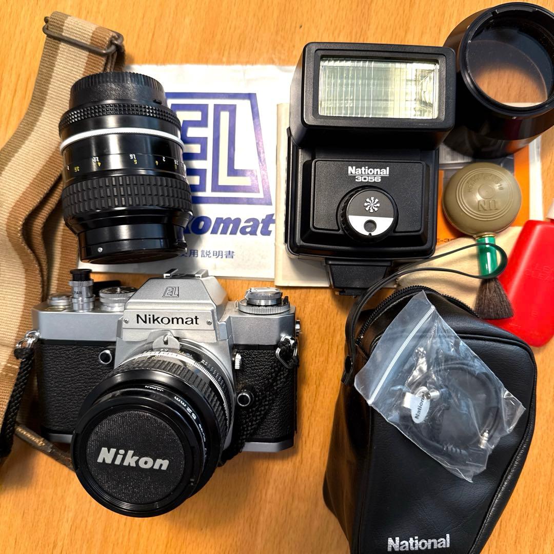 Nikon Nikomat EL ニコマート　一眼レフカメラ セット 販売済み 【中古】 ニコン Nikomat EL ブラック 50mm F1.4 セット