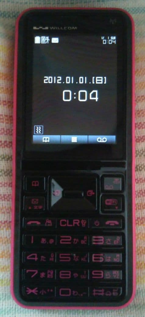 ♬PHS本体 ウィルコム WX02S PORTUS 取扱説明書付 - メルカリ