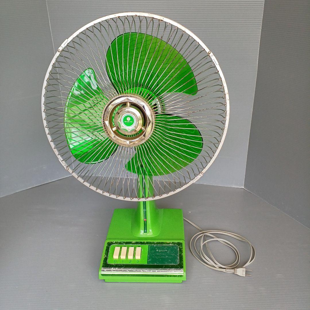 昭和レトロ サンヨー扇風機 卓上扇 SANYO 稼働品 匿名配送 - メルカリ