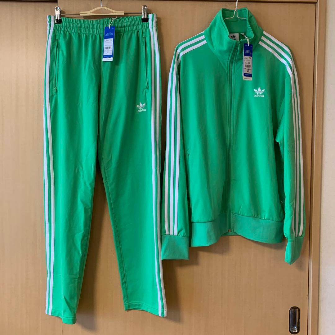 アディダス　セットアップ　アディカラークラシックス　ファイヤーバード　グリーン アディダス アディカラー クラシックス ファイヤーバード トラック