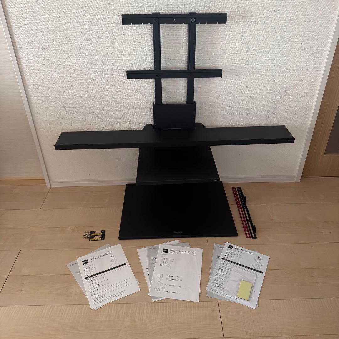 EQUALSイコールズ WALL TVスタンド V2 LOW サウンドバー他 EQUALS（イコールズ） WALL テレビスタンド オプション V2・V3・V3SW