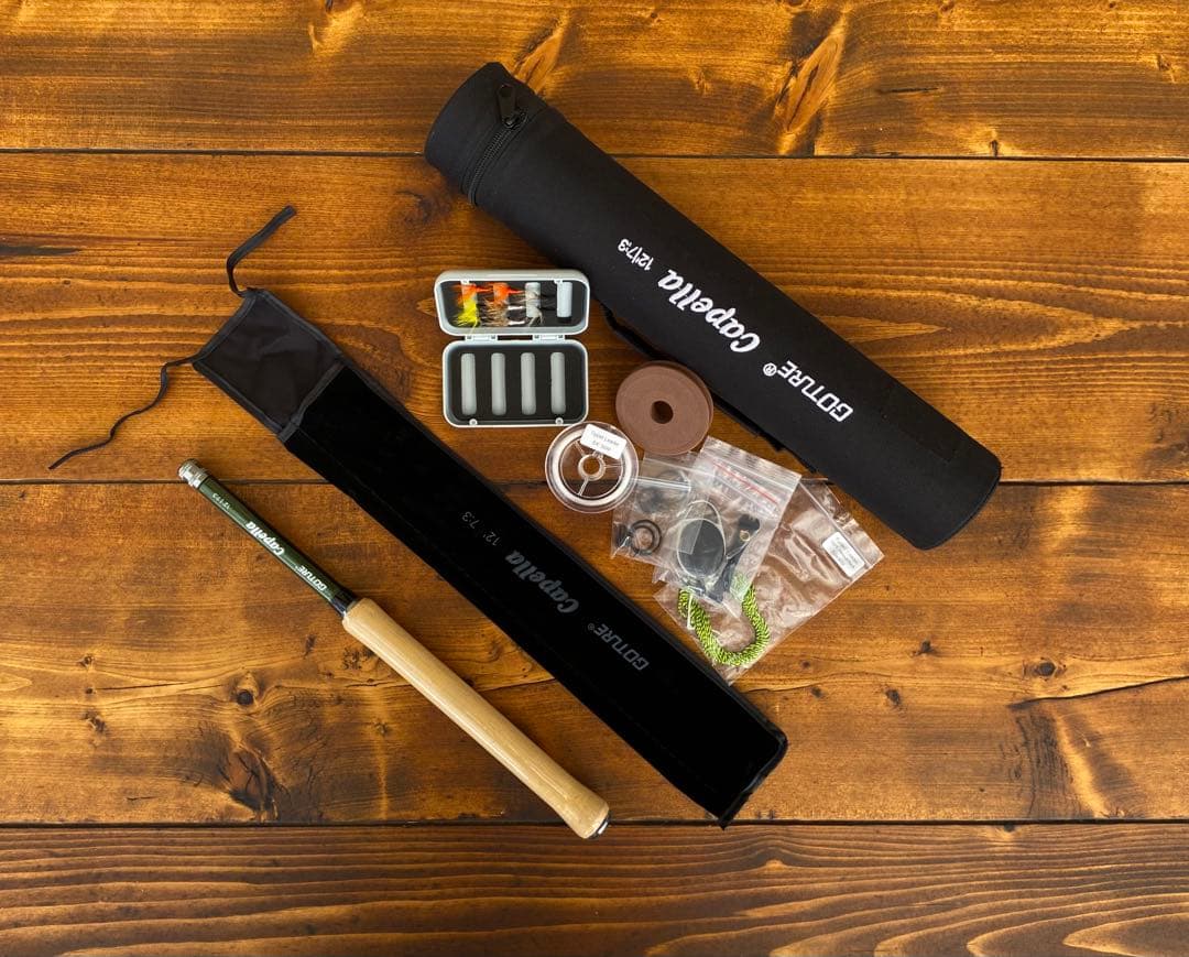 Goture テンカラロッドセット 渓流竿 3.6m テンカラロッド テンカラ竿