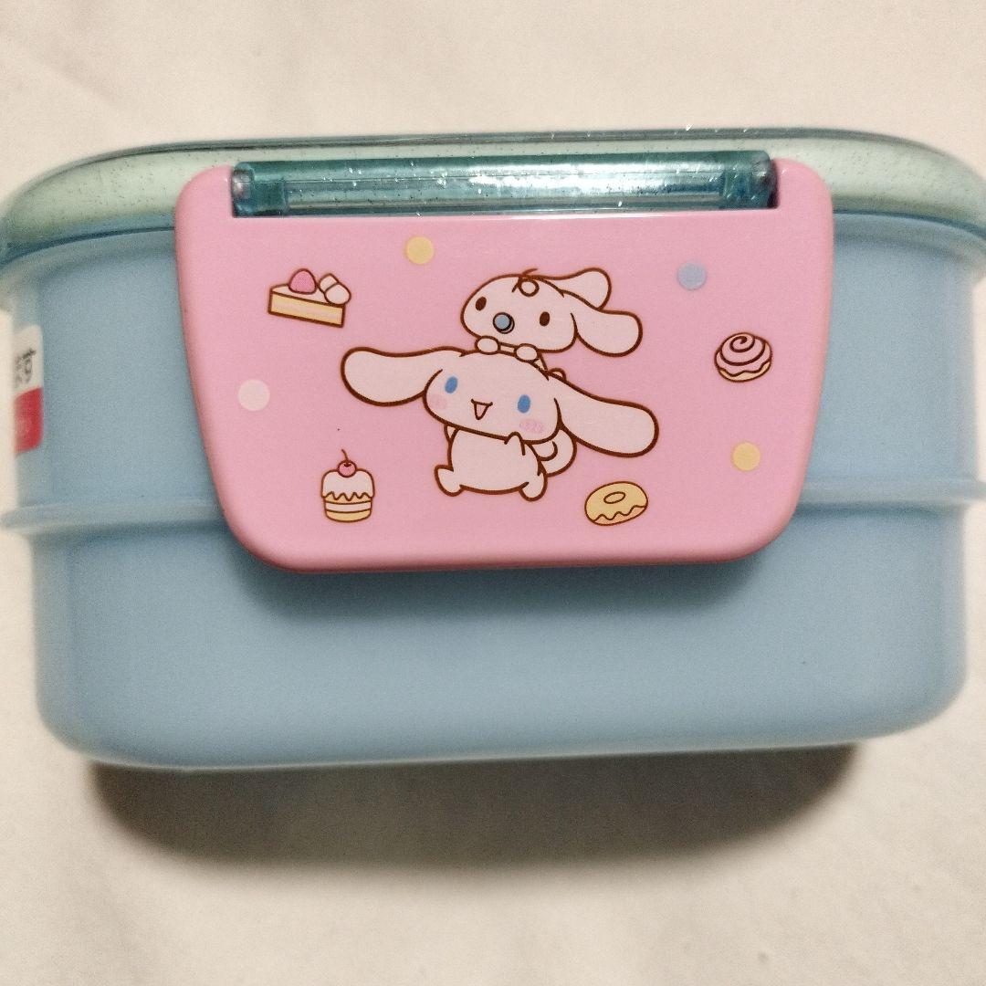 シナモンロール 水色 二段式お弁当箱 サンリオ 昭和平成レトロ レア
