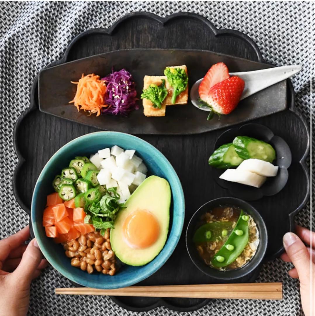 Svale Furniture /三木達也さん 花雲盆 カエデ鉄染 - メルカリ