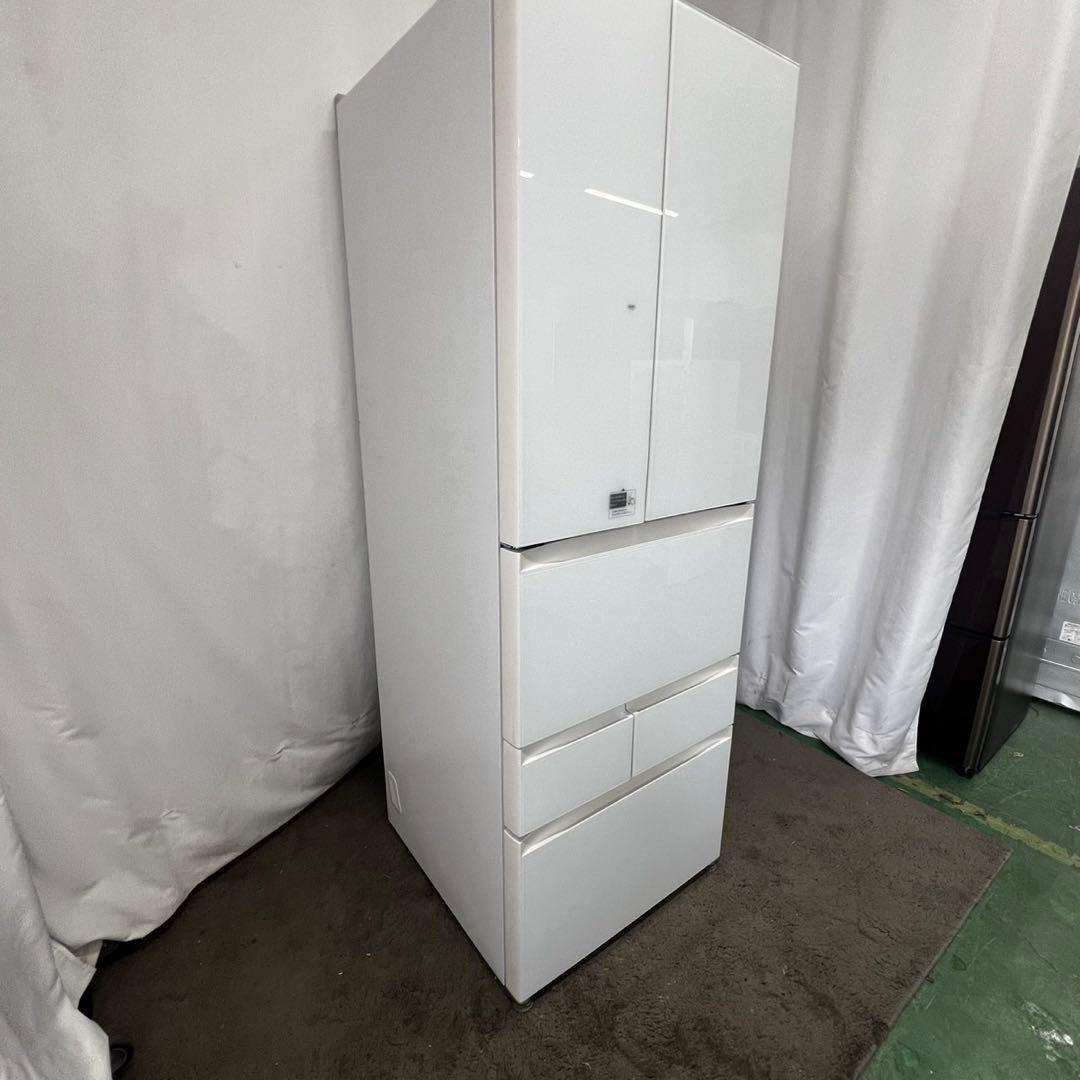 121 東芝 冷蔵庫 大型 500ℓ級 フレンチドア 白 中古 設置無料 安い