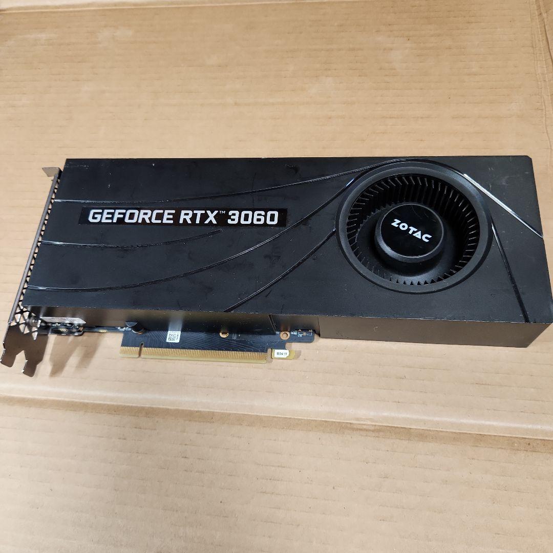 ZOTAC GeForce rtx 3060 12GB DDR6 ジャンク - メルカリ
