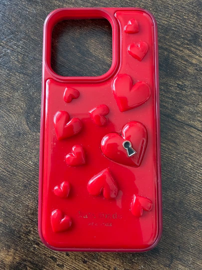 kate spade ハートデザイン iPhone15proケース - メルカリ