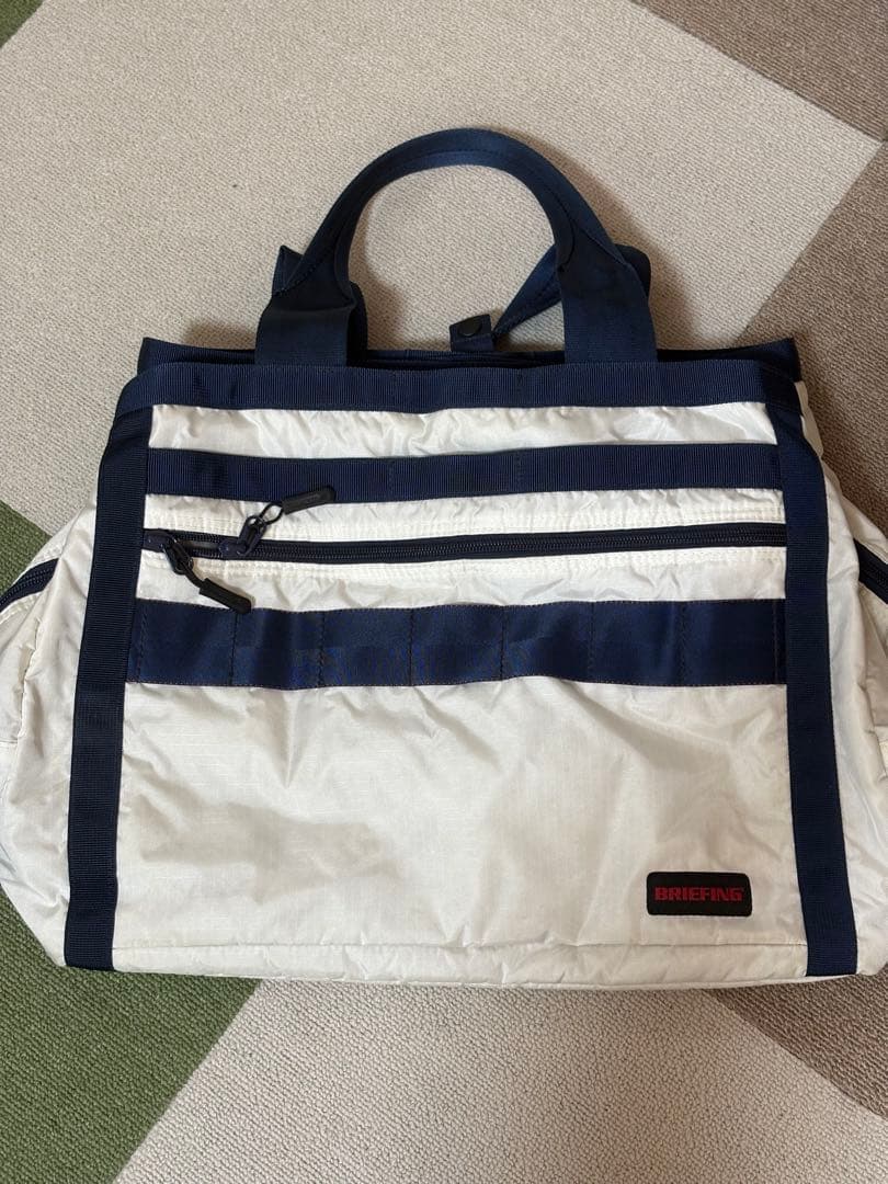 BRIEFING トートバック 3Rooms Wire Rip 中古・古着通販】BRIEFING (ブリーフィング) 3ROOMS WIRE L ECO TWILL