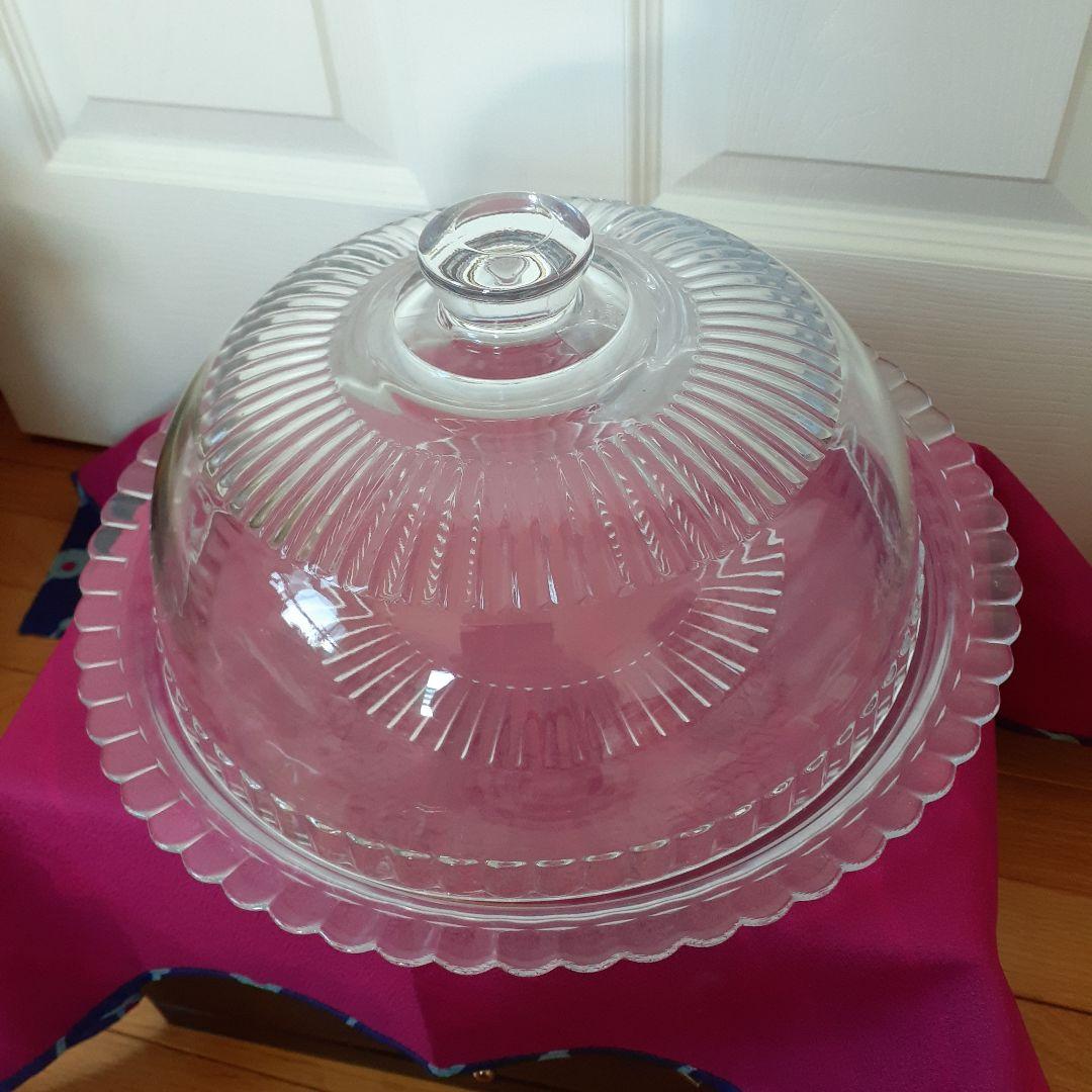 美品】ガラス製ケーキドーム フランス製アルコロック ヴィンテージ