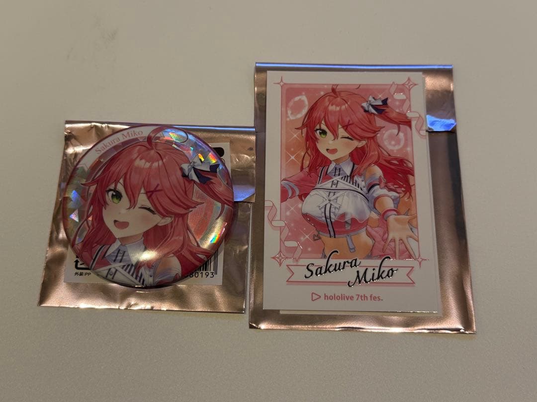 ホロライブ 7th EXPO 7th 缶バッジ チェキ さくらみこ - メルカリ