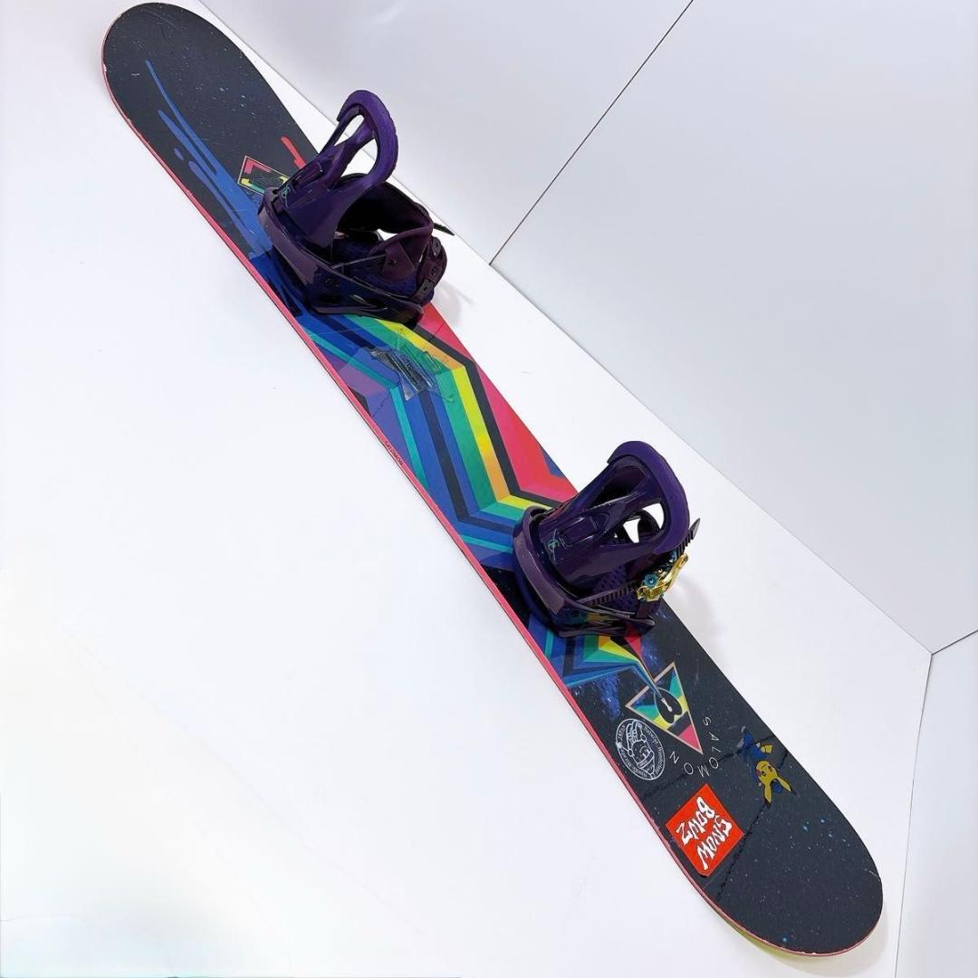 初心者おすすめ 】 Burton サロモン スノーボード セット 146cm