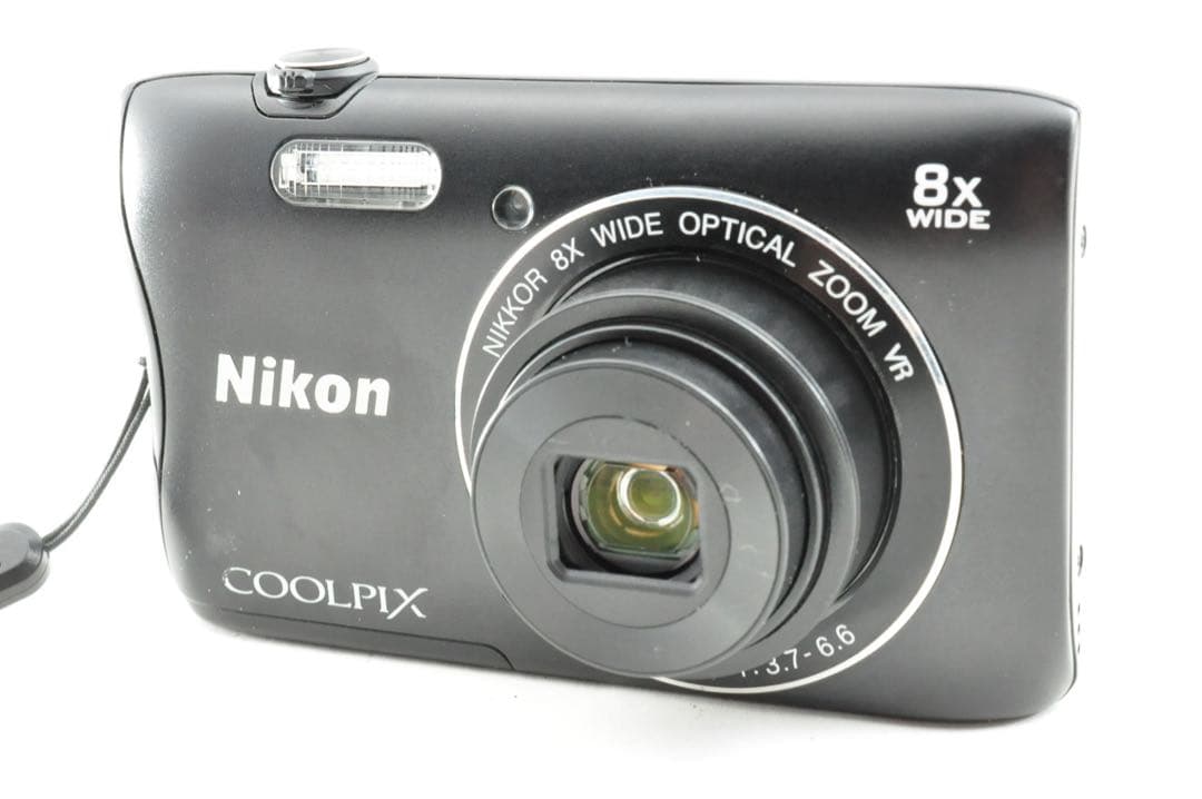 美品 NIKON COOLPIX S3700 ブラック コンパクトデジタルカメラ - メルカリ