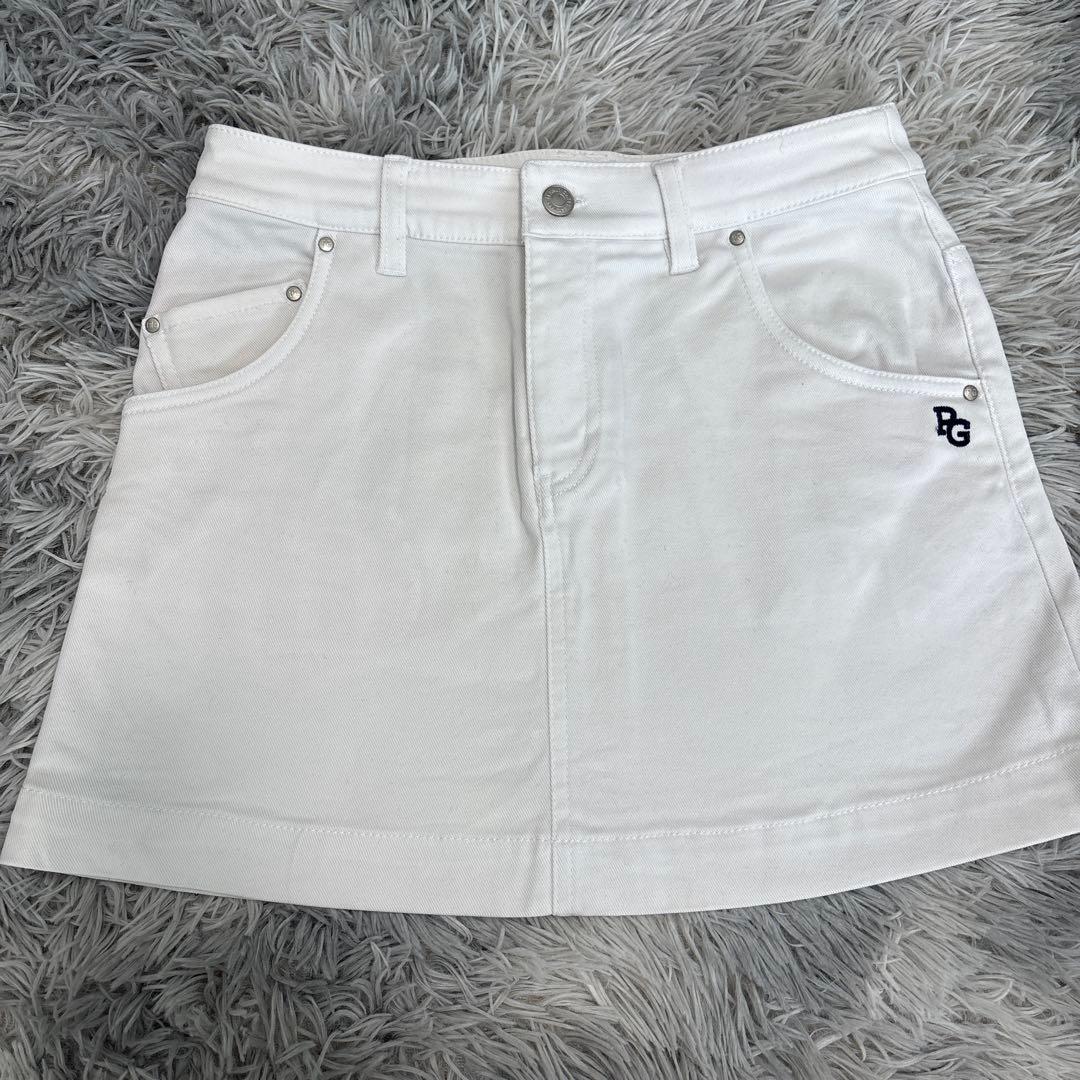 PEARLY GATES ホワイトスカート - メルカリ