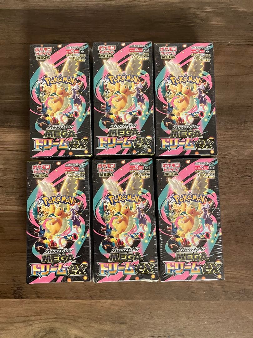 ポケモンカードMEGAドリームex新品未開封シュリンク付き6箱 - メルカリ