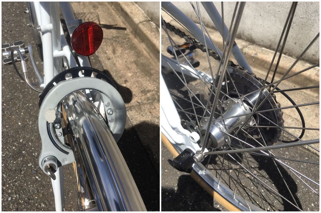 極上品 ミニベロ ラレー ホワイト チャリ 自転車 20インチ 新車 - メルカリ