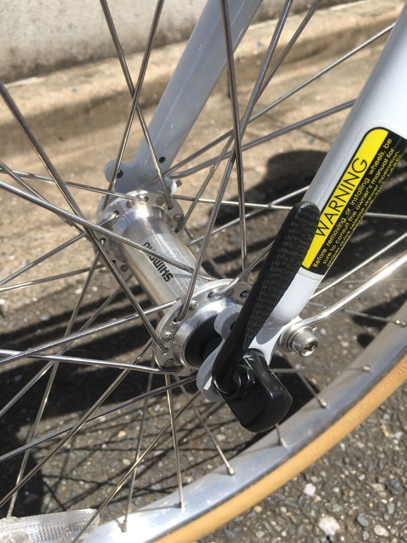 極上品 ミニベロ ラレー ホワイト チャリ 自転車 20インチ 新車 - メルカリ