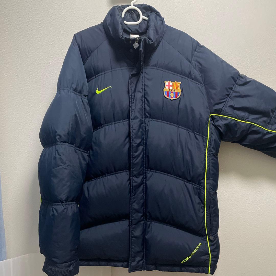 Nike FC Barcelona ダウンジャケット サッカー ベンチコート L - メルカリ
