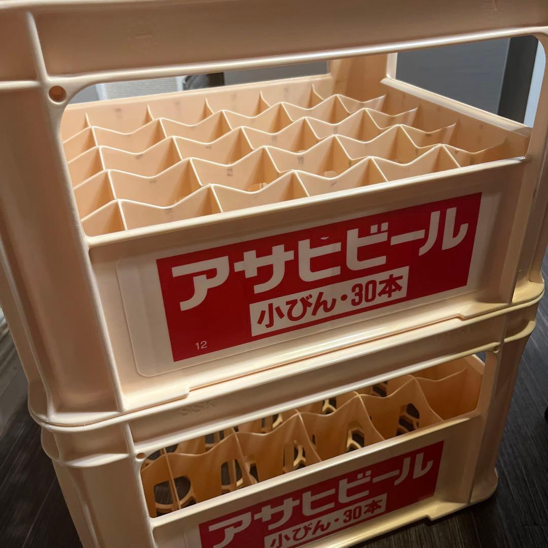 アサヒビールケース コンテナケース 瓶ケース - メルカリ