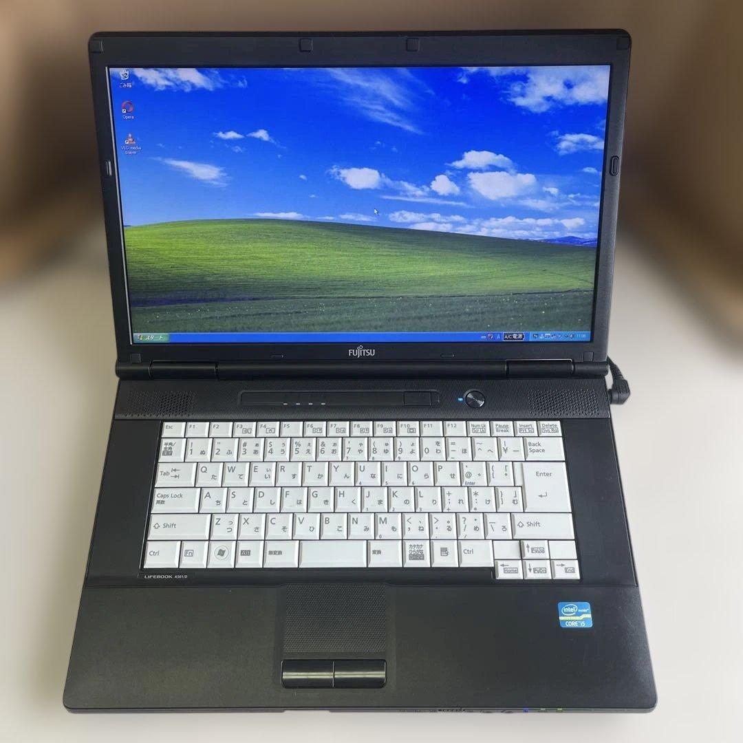 ☆格安超美品☆Windows XP☆富士通15.6インチ大画面ノートPC