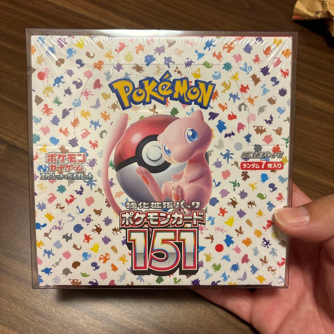 た*ー様 ポケモンカード151 未開封box シュリンク付き