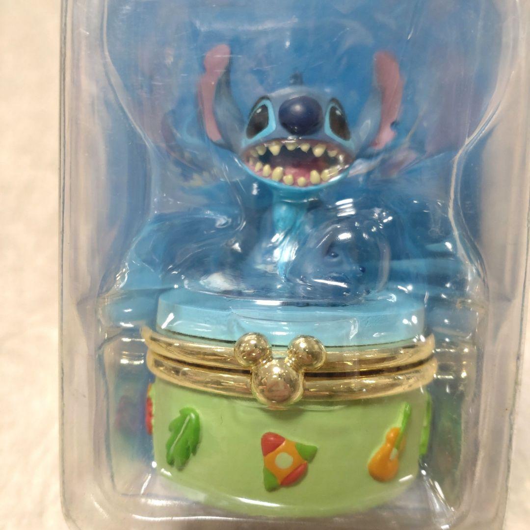 ディズニー スティッチ フィギュア付き小物入れ - メルカリ