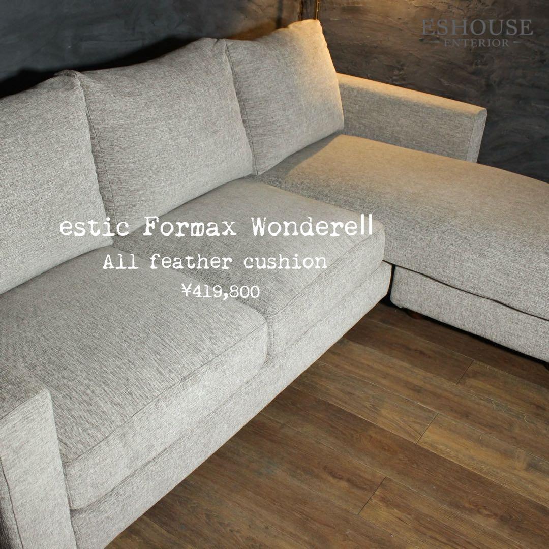 全国送無料、首都圏3万割引 estic wonderⅡ 50万 総フェザーソファ