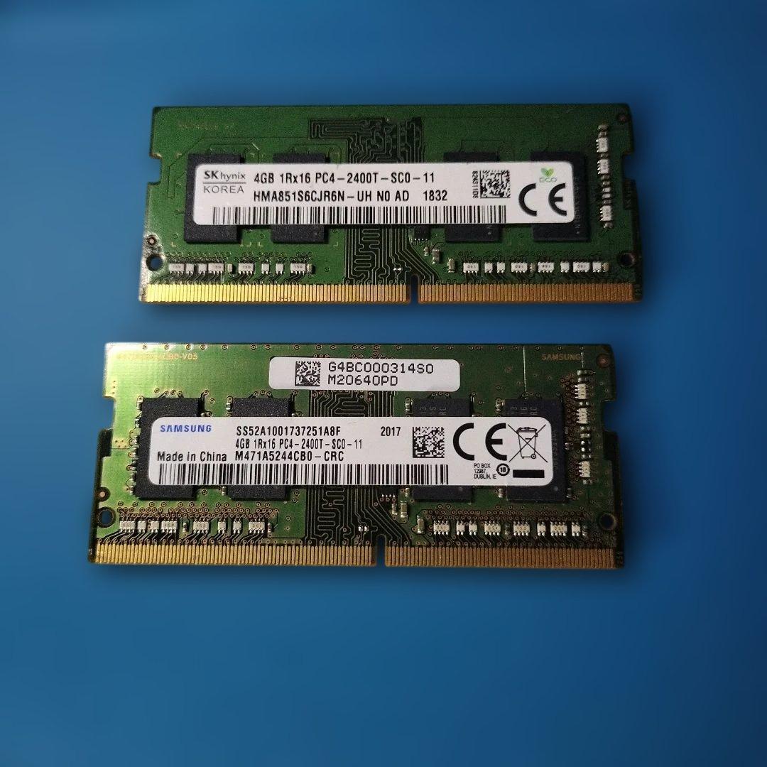 SK hynix Samsung 4GB DDR4 2400MHz 2枚 8GB - メルカリ