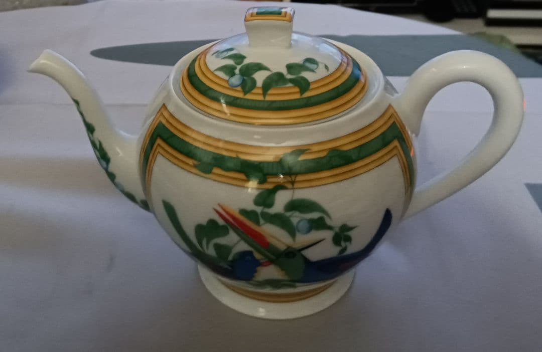 【エルメス】HERME　トゥカン　ポット　プレート2枚セット 楽天市場】□極美品□ HERMES エルメス Toucans トゥカン バード 鳥