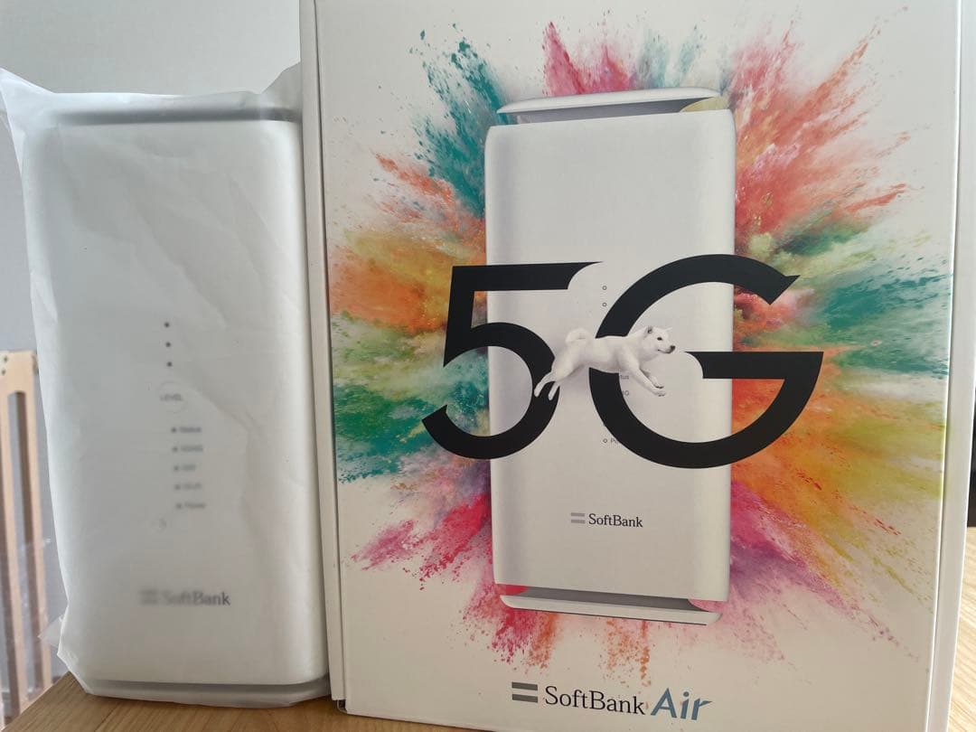 美品】SoftBank Air 5G 無線LANルーター - メルカリ