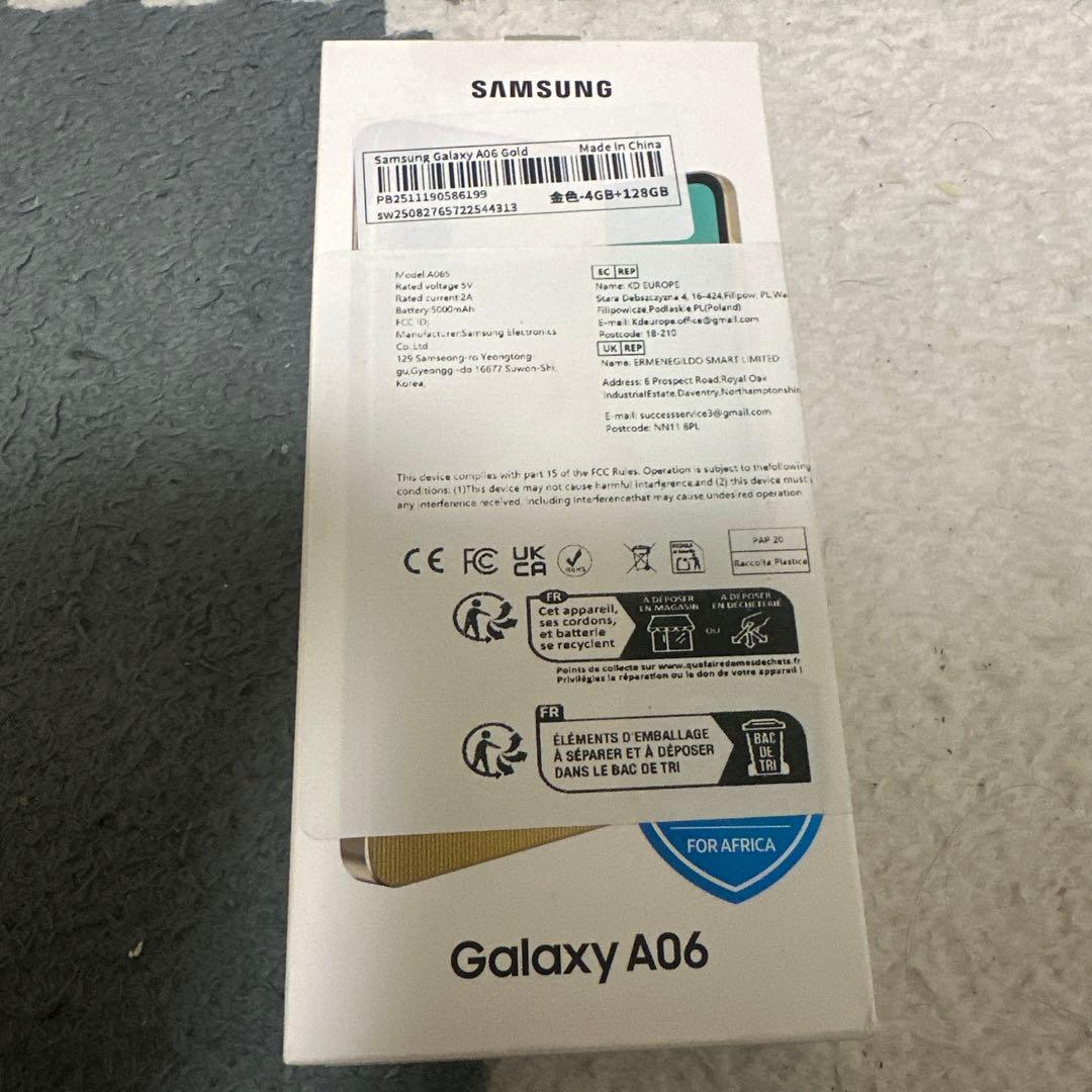 新品未開封】Samsung Galaxy A06 4GB+128GB - メルカリ