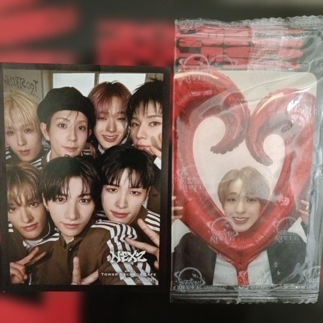 限定☆NEXZ TOMOYA タワレコカフェ 予約特典 スタリバ 上海 トレカ