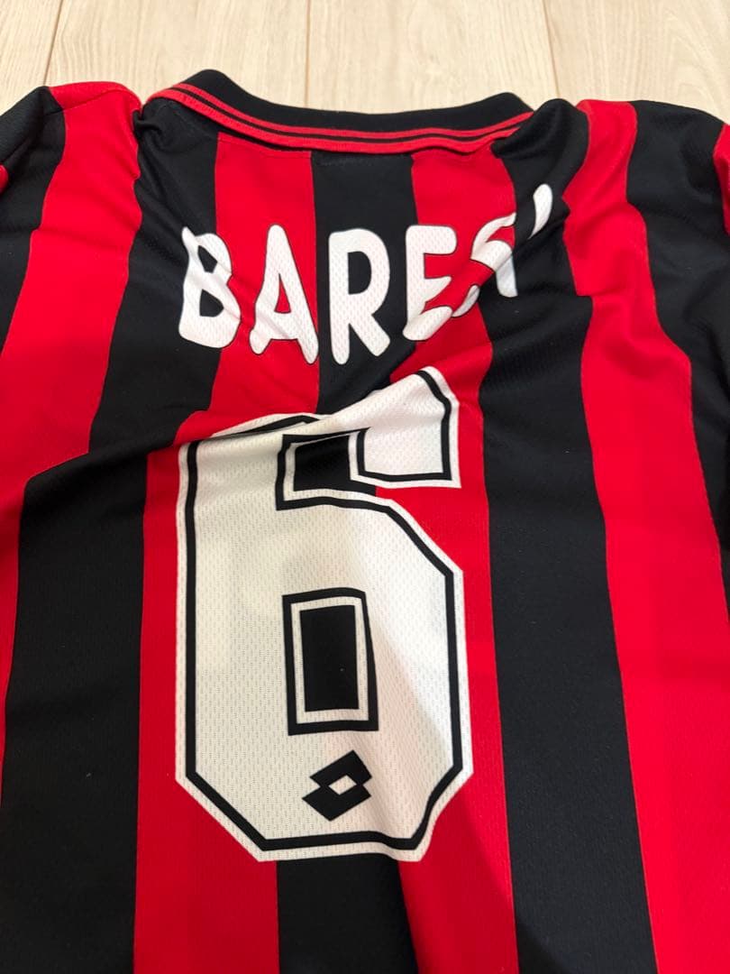 爆レア！96-97 ミラン バレージ選手 ユニフォーム 昇華プリント 選手用