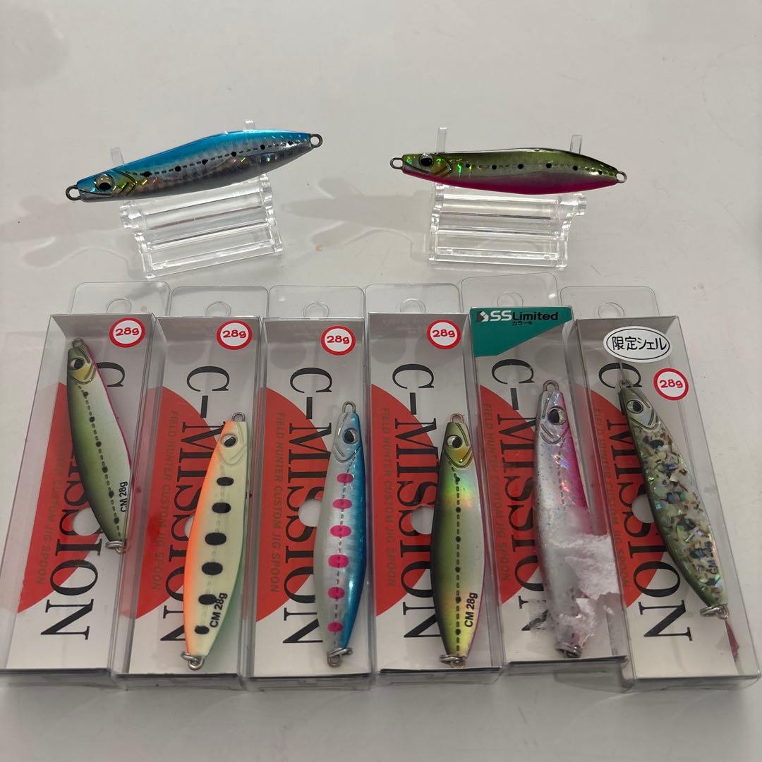 C-MISSION メタルジグ 28g 35g8個セット 限定シェル未開封有 C-MISSION メタルジグ 28g 35g8個セット 限定シェル未開封有 C-MISSION