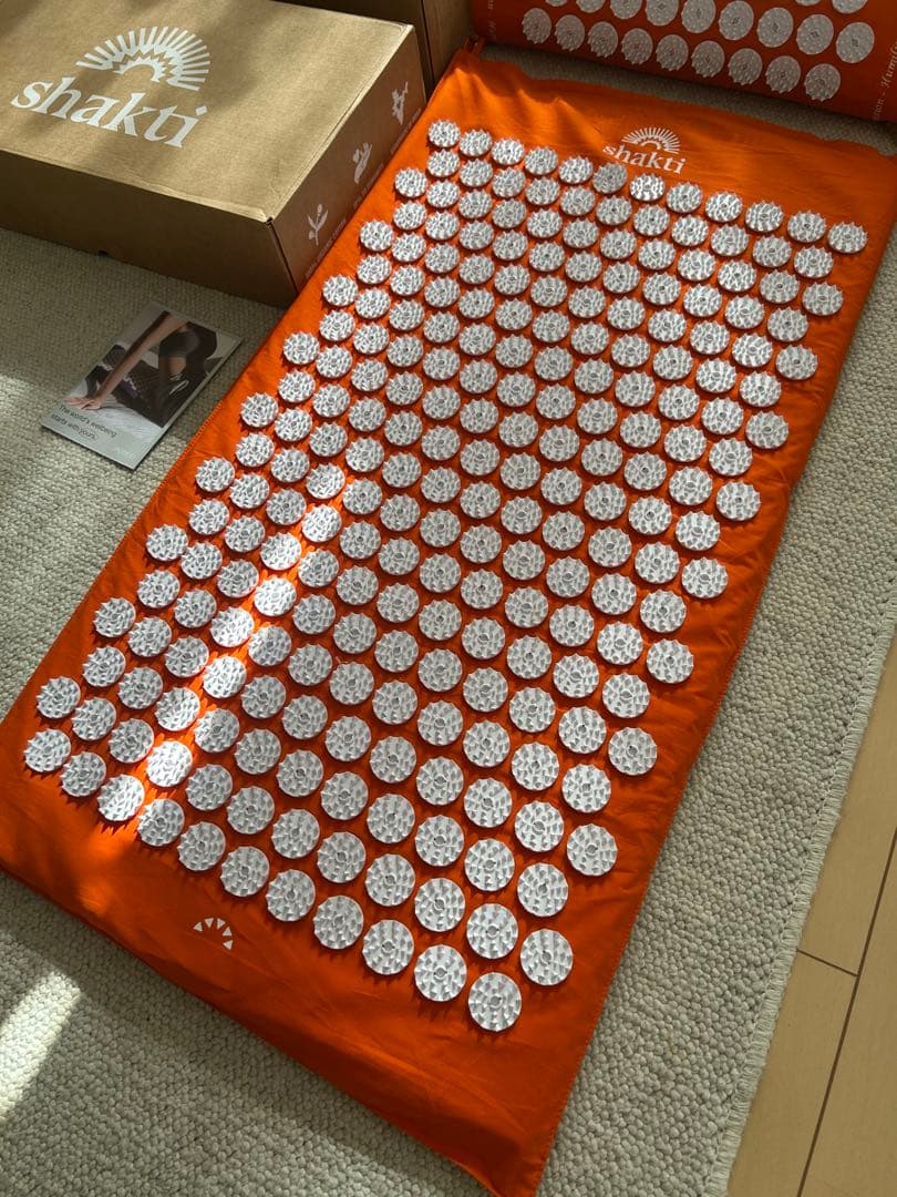 正規品】shakti リラクゼーショングッズ マットとローラーセット