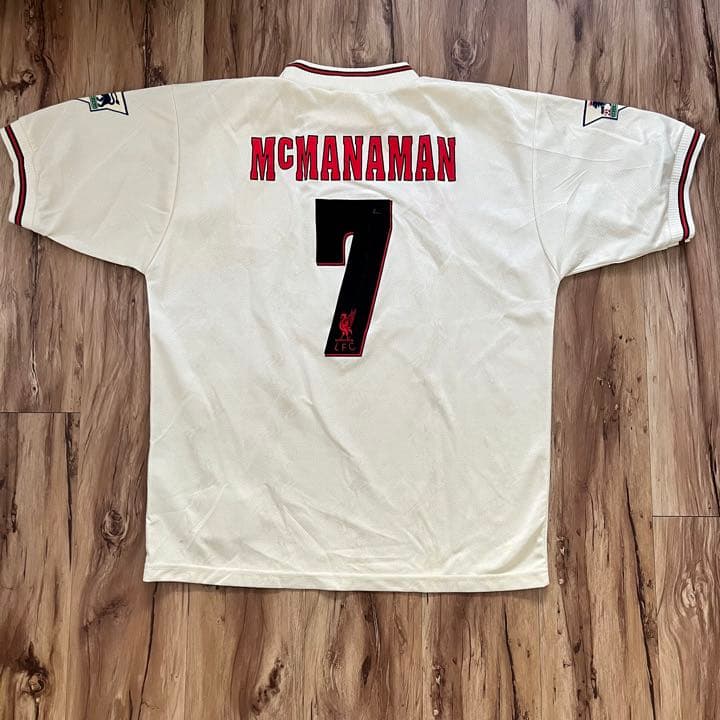96/97 シーズン リバプールFC アウェイ マクマナマン レプリカ ウエア